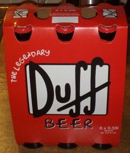 the legendary Duff Beer