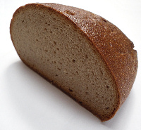 deutsches Schwarzbrot Mischbrot